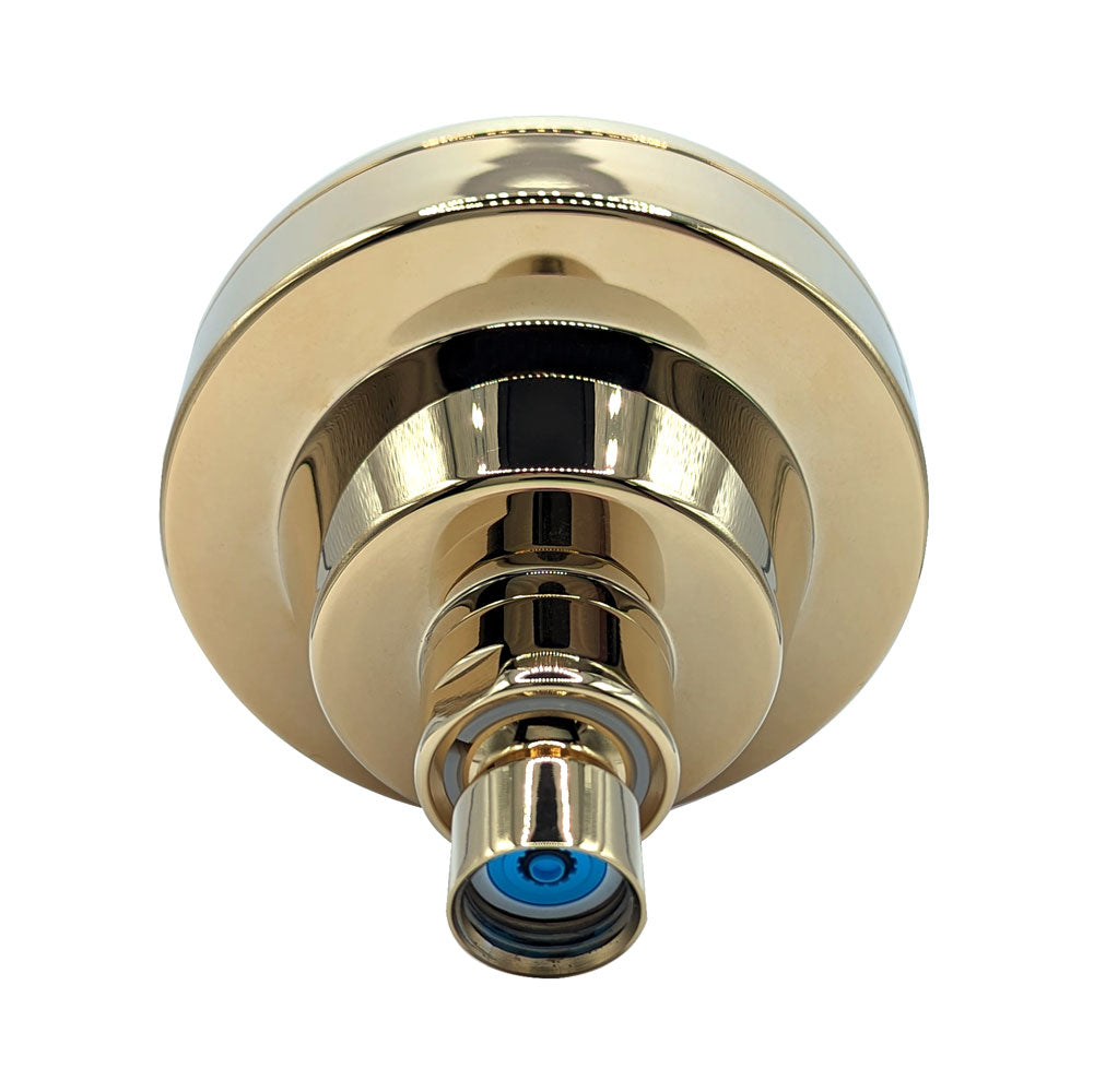 Gold Wall Mounted 1.5gpm Shower Head