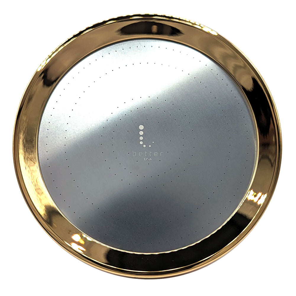 Gold Wall Mounted 1.5gpm Shower Head