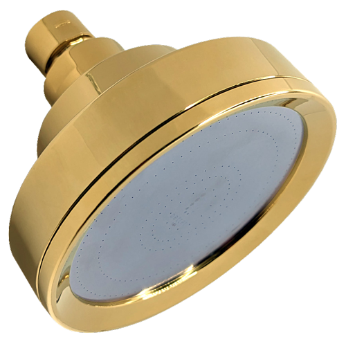 Gold Wall Mounted 1.5gpm Shower Head